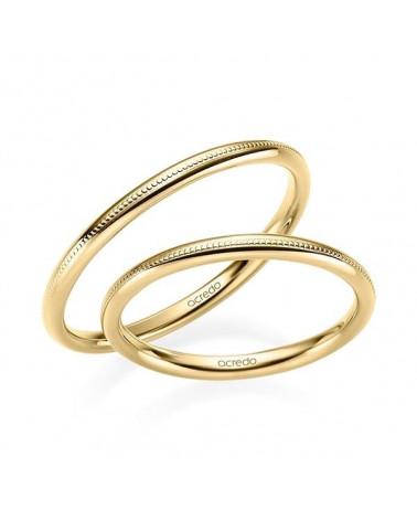 Finas alianzas de boda económicas en oro amarillo - Alianzas de boda - Clásicas y finas alianzas de boda al mejor precio con un 