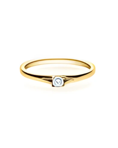 Fénix 0,10 | Oro amarillo - ANILLO DE COMPROMISO EN ORO - Precioso anillo de compromiso de diseño en oro amarillo con un diamant
