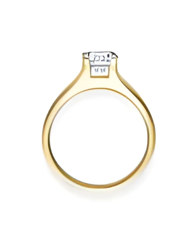 Fénix 0,30 | Oro amarillo - ANILLO DE COMPROMISO EN ORO - Precioso anillo de pedida de diseño de oro amarillo con un exclusivo d
