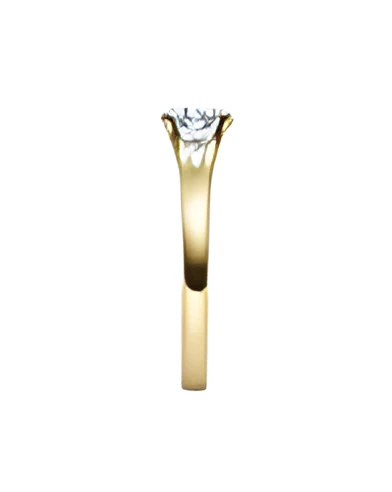 Fénix 0,30 | Oro amarillo - ANILLO DE COMPROMISO EN ORO - Precioso anillo de pedida de diseño de oro amarillo con un exclusivo d