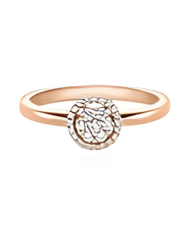 Orionis 0,15 | Oro rosa - ANILLOS DE COMPROMISO EN ORO ROSA - Anillo de pedida en oro rosa de 18K con 27 diamantes G,vsi