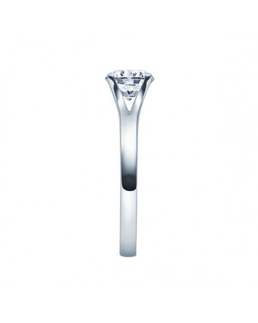 Fénix 0,30 l Oro blanco o Platino - Anillos de compromiso - Anillo de compromiso en platino u oro blanco con un diamante visible