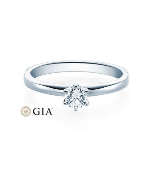 Wezen 0,30 l Oro blanco o Platino - Anillos de compromiso - Clásico anillo de compromiso en platino u oro blanco