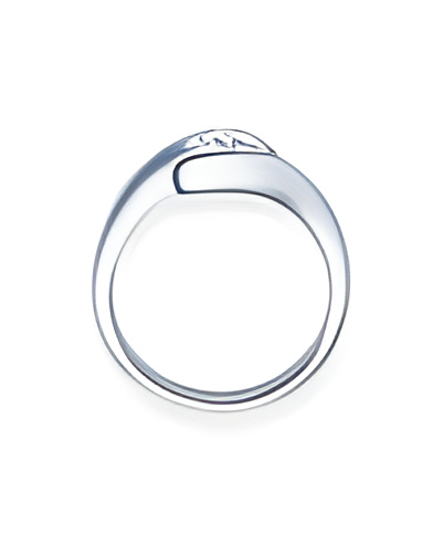 Deneb 0,30 | Oro blanco o Platino - Anillos de compromiso - Anillo de compromiso redondo en platino u oro blanco