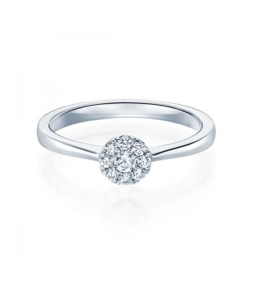 Scorpii 0,15 l Oro blanco o Platino - Anillos de compromiso - Precioso anillo de compromiso con diamantes en oro de 18K o Platin