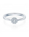 Scorpii 0,15 l Oro blanco o Platino - Anillos de compromiso - Precioso anillo de compromiso con diamantes en oro de 18K o Platin