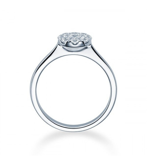 Scorpii 0,15 l Oro blanco o Platino - Anillos de compromiso - Precioso anillo de compromiso con diamantes en oro de 18K o Platin