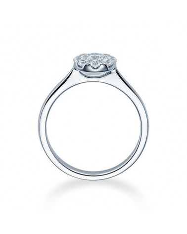 Scorpii 0,15 l Oro blanco o Platino - Anillos de compromiso - Precioso anillo de compromiso con diamantes en oro de 18K o Platin