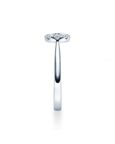 Scorpii 0,15 l Oro blanco o Platino - Anillos de compromiso - Precioso anillo de compromiso con diamantes en oro de 18K o Platin