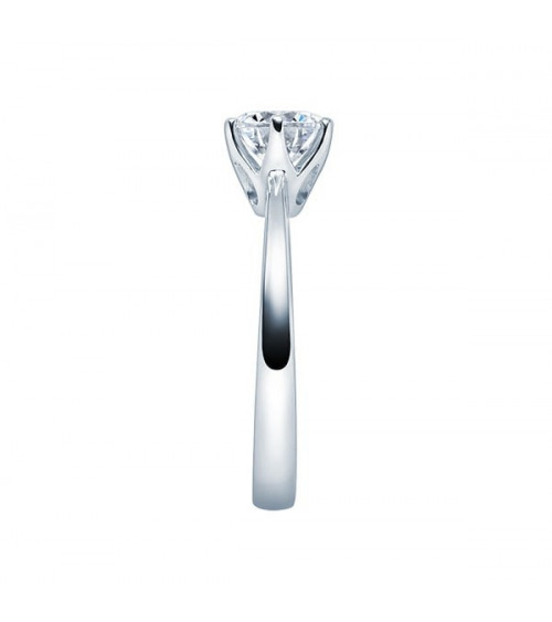 Centauri 0,30 l Oro blanco o Platino - Anillos de compromiso - Anillo de pedida fino y elegante en oro blanco o platino