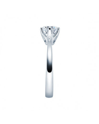 Centauri 0,30 l Oro blanco o Platino - Anillos de compromiso - Anillo de pedida fino y elegante en oro blanco o platino