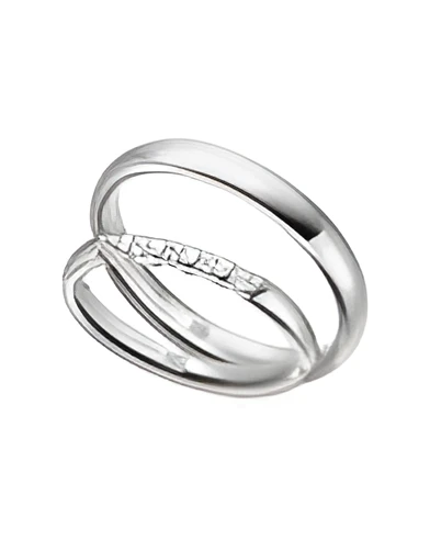 Finas alianzas de matrimonio de Platino con diamantes naturales de la mejor calidad - Alianzas de boda - 


