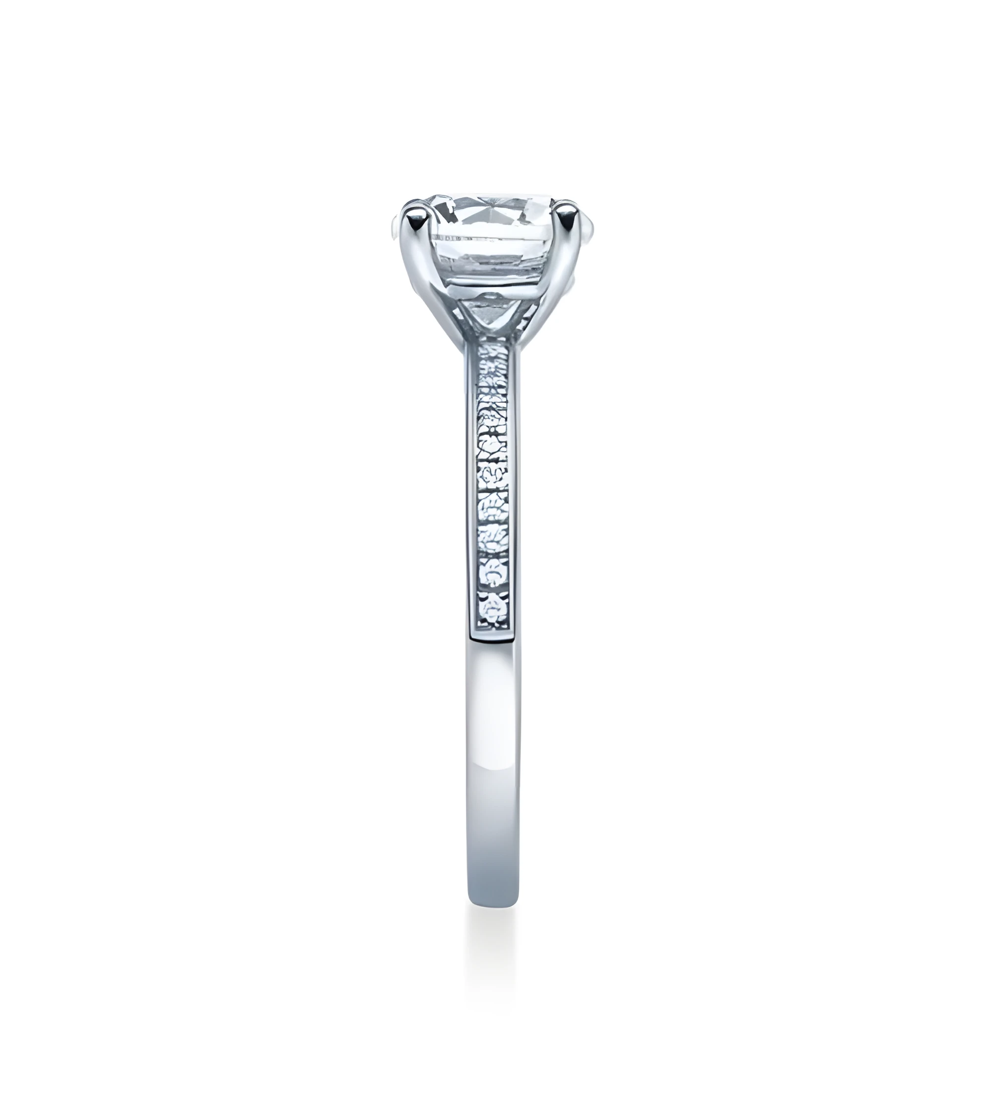 Antares 0,12 | Oro blanco o Platino - Anillos de compromiso - Anillo de pedida con diamantes en platino u oro blanco de 18K