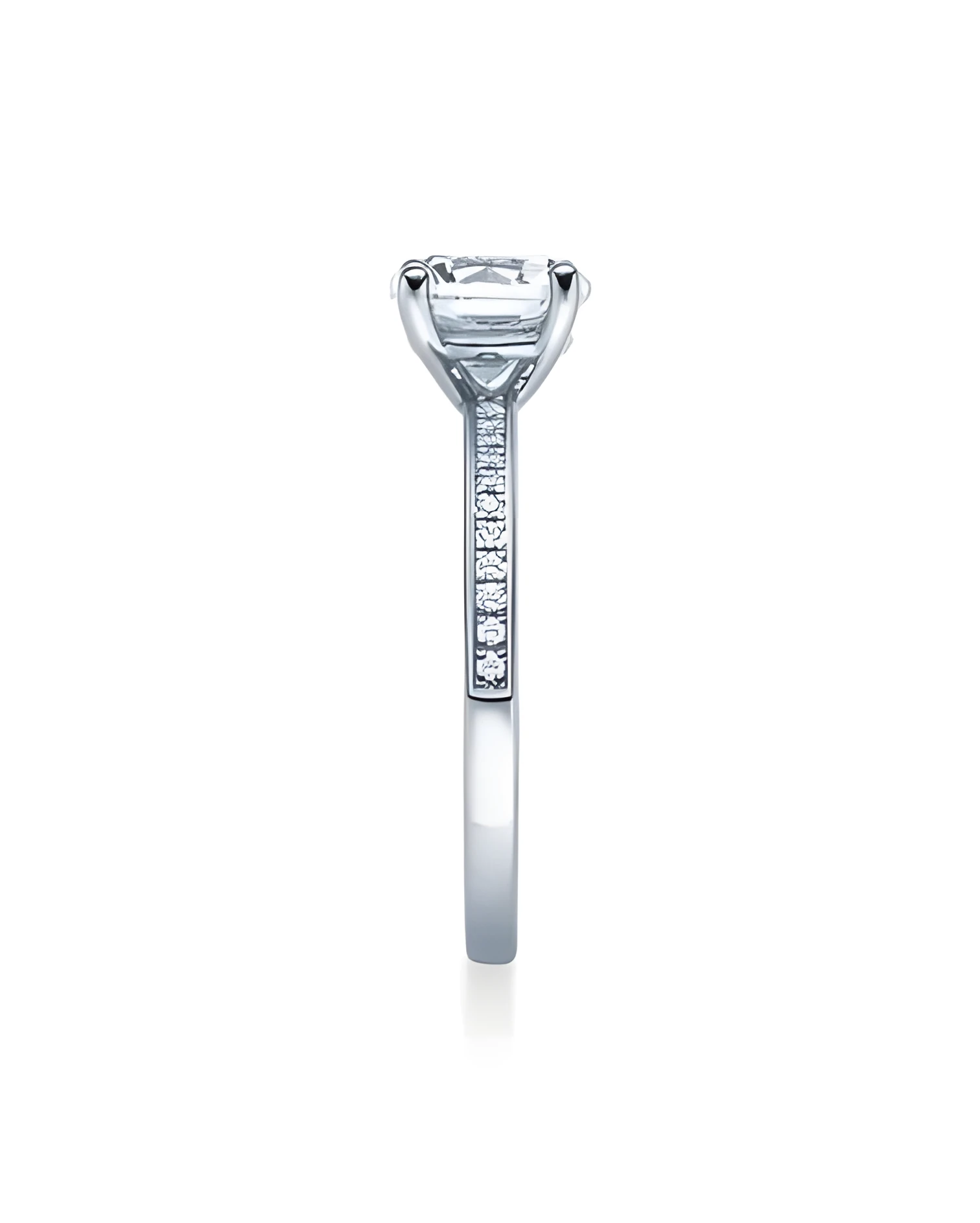 Antares 0,12 | Oro blanco o Platino - Anillos de compromiso - Anillo de pedida con diamantes en platino u oro blanco de 18K