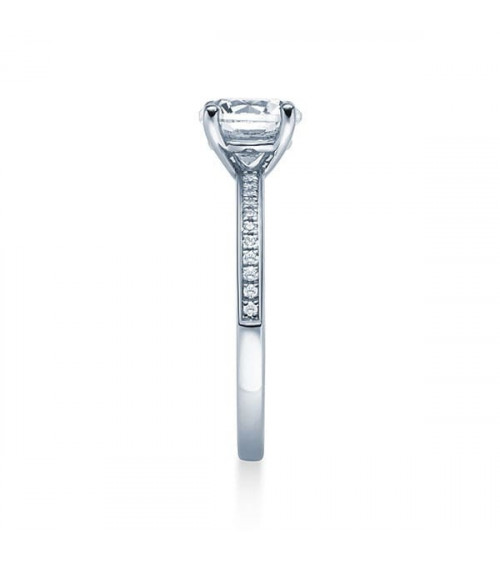 Antares 0,30 l Oro blanco o Platino - Anillos de compromiso - Anillo de pedida con diamantes en platino u oro blanco de 18K