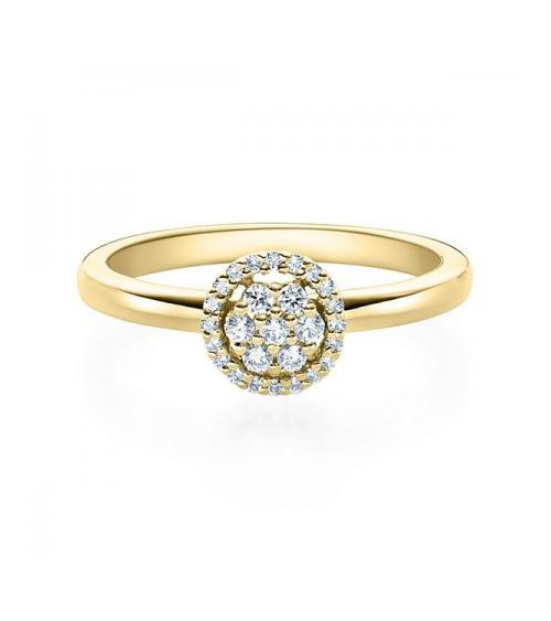 Orionis 0,15 l Oro amarillo - ANILLO DE COMPROMISO EN ORO - 