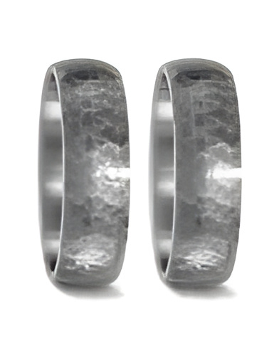 Anillos de boda diferentes de titanio con acabado tipo serpiente - Alianzas de boda - 

