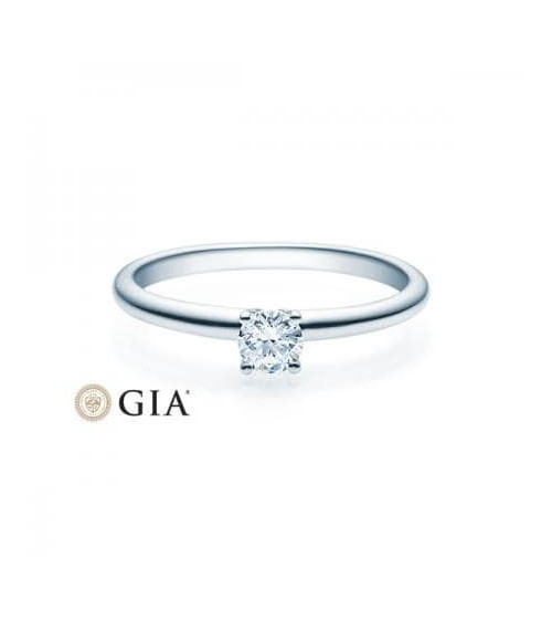 Persei 0,30 l Oro blanco o Platino - Anillos de compromiso - Anillo de pedida con un diamante natural ético descubierto, en Oro 