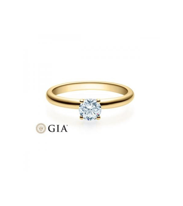 Solitario en oro blanco con diamante de 0,15 ct (tw,si) Rubin - 1 Solitario en oro blanco con diamante de 0,15 ct (tw,si) Rubin - 1