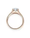 Gruis 0,08 | Oro rosa - ANILLOS DE COMPROMISO EN ORO ROSA - Anillo para la pedida de oro rosa con un diamante natural ético