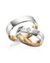 Preciosas y exclusivas alianzas de boda con diamantes hechas de Platino y Oro rosa - Alianzas de boda - 


