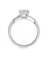 Maia 0,16 | Oro blanco o Platino - Anillos de compromiso - Original anillo combinado de diamantes en oro blanco o platino