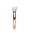 Zaniah 0,11 | Oro rosa - ANILLOS DE COMPROMISO EN ORO ROSA - 