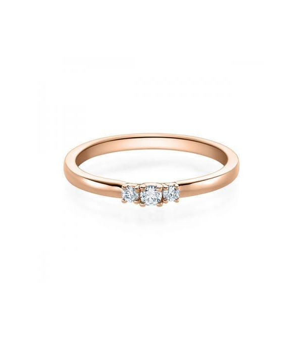 Solitario en oro blanco con diamante de 0,40 ct (tw,si) + 42 diamantes Rubin - 1 Solitario en oro blanco con diamante de 0,40 ct (tw,si) + 42 diamantes Rubin - 1