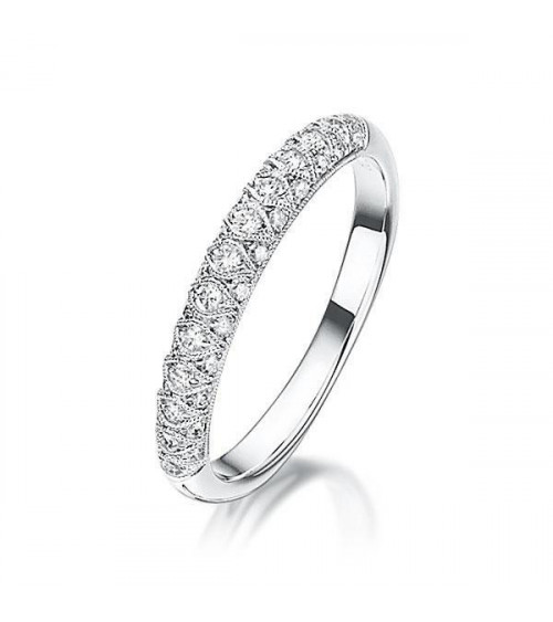 Aitné 0,24 l Oro blanco o Platino - Anillos de compromiso - Anillo memoire de oro blanco o platino original