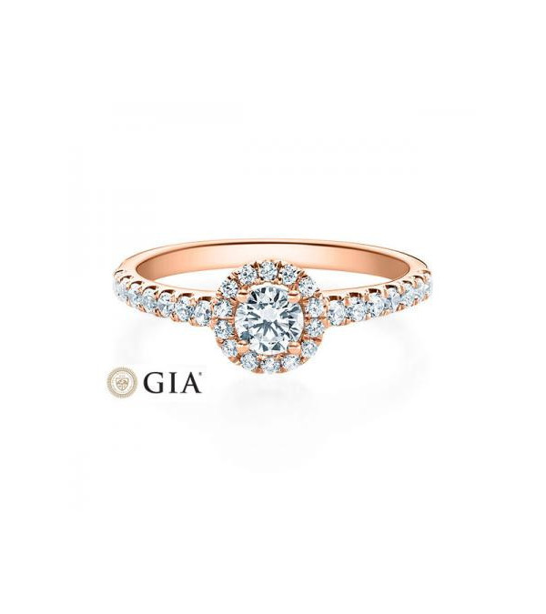 Solitario en oro blanco con diamante de 0,12 ct (tw,si). Cuatro puntas en V Rubin - 1 Solitario en oro blanco con diamante de 0,12 ct (tw,si). Cuatro puntas en V Rubin - 1