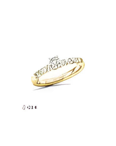 Atria 0,60 | Oro amarillo - ANILLO DE COMPROMISO EN ORO - Exclusivo anillo de compromiso en oro amarillo con diamantes