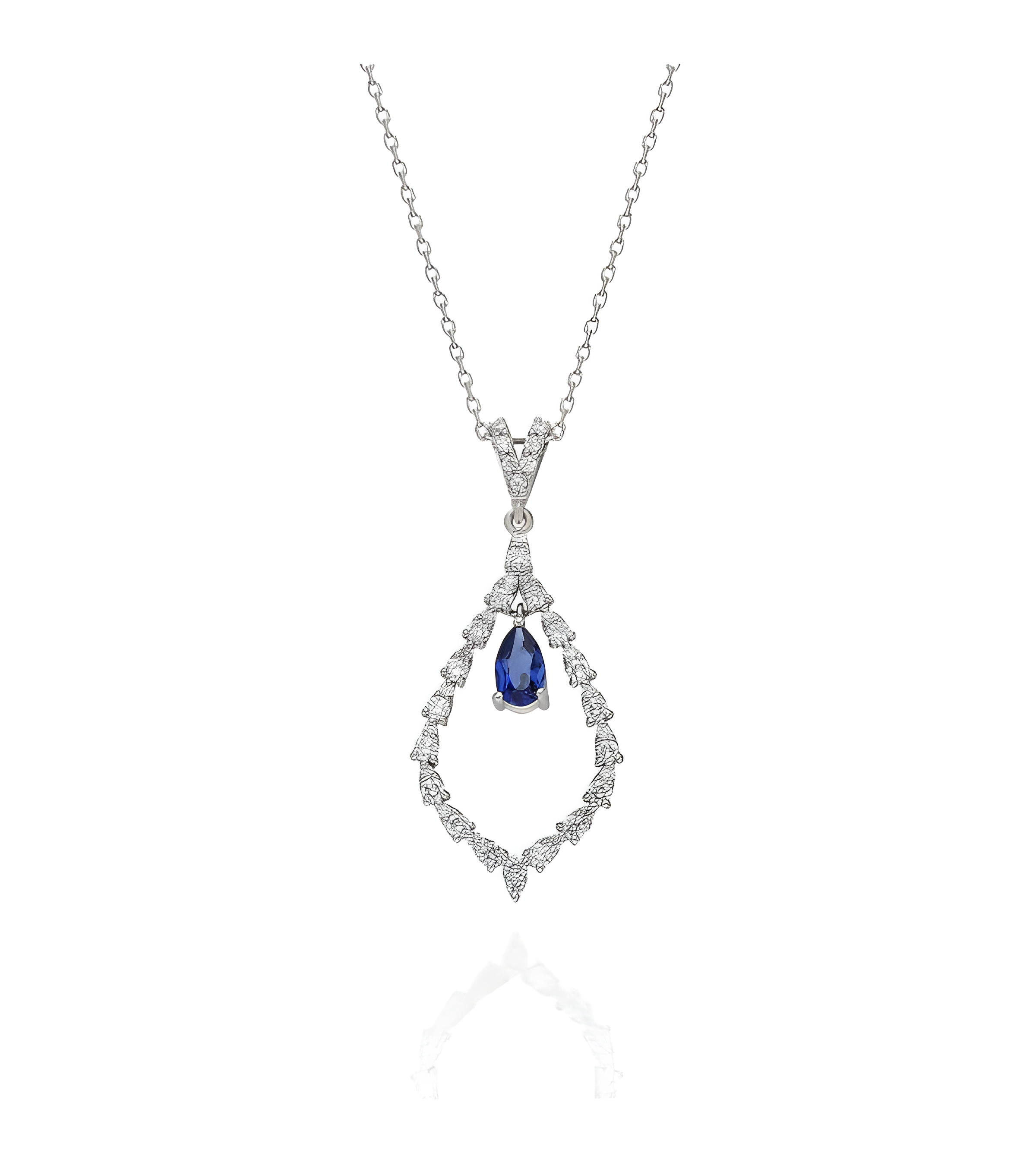 Collar Perseo 0,54 | Diamantes y zafiros - Jewelry - 