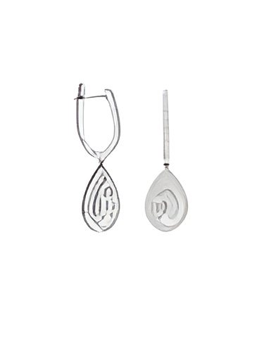 Pendientes Ursa 0,46 | Diamantes - Joyeria - Pendientes de oro blanco con diamantes