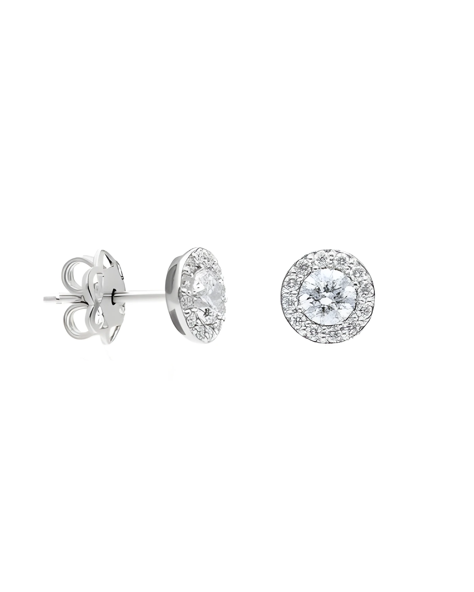 Pendientes Leo 0,30 | Diamantes - Joyeria - Pendientes de oro blanco con diamantes