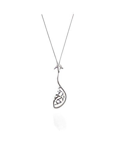 Collar Ofelia 0,42 | Diamantes - Joyeria - Collar de oro blanco con diamantes