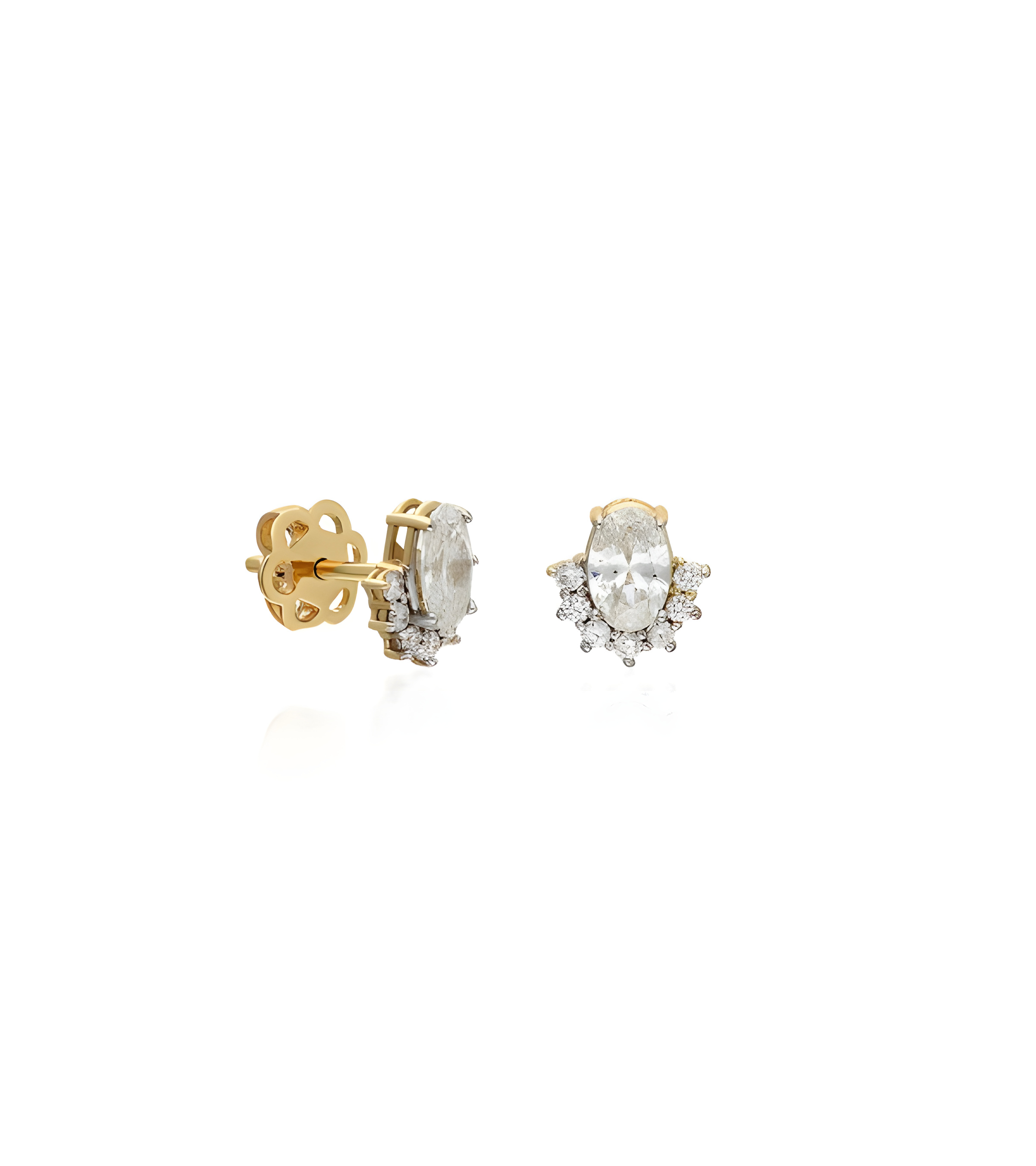 Pendientes Barcelona 0,74 | Diamantes - Joyeria - Pendientes con diamantes ovales