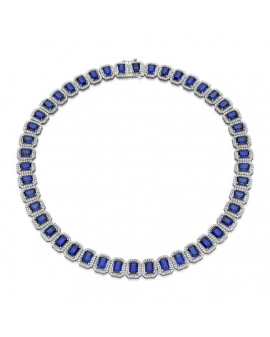 copy of Collar Perseo 0,54 l Diamantes y zafiros