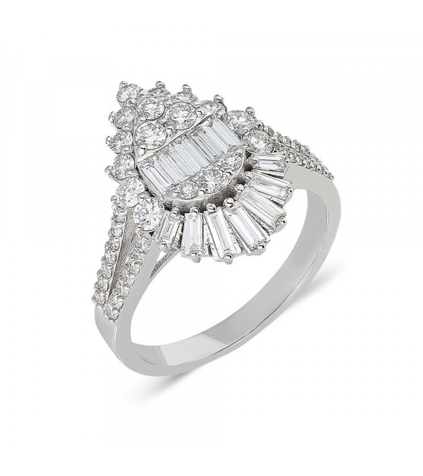 Anillo de compromiso, modelo solitario en oro amarillo, diamante 0,30 ct - 1 Anillo de compromiso, modelo solitario en oro amarillo, diamante 0,30 ct - 1