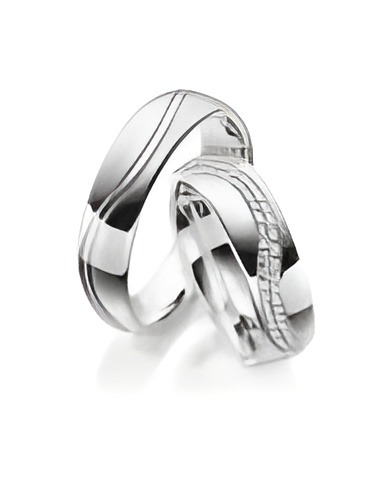 Alianzas de boda de platino económicas en Irun | Staring
