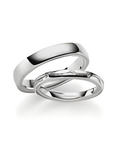 Alianzas de boda de platino económicas en San Sebastian | Staring