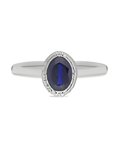 Anillos de compromiso de oro con diamantes y zafiros | Staring