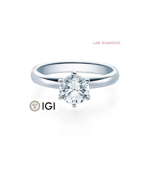 Anillo corona de 5 diamantes en oro amarillo . Ancho 2,00 mm - 1 Anillo corona de 5 diamantes en oro amarillo . Ancho 2,00 mm - 1