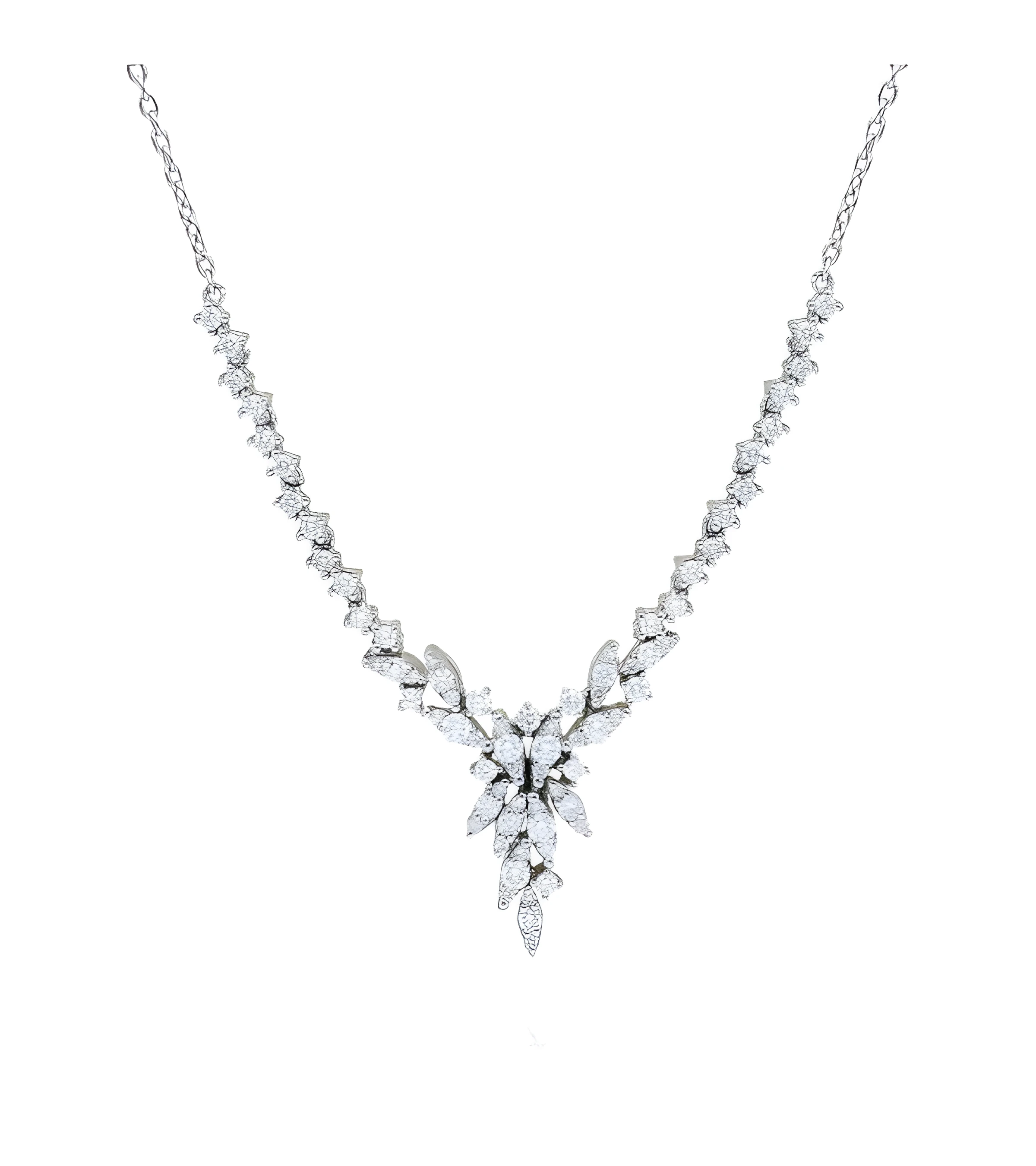 Collares de oro con diamantes y zafiros al mejor precio | Staring