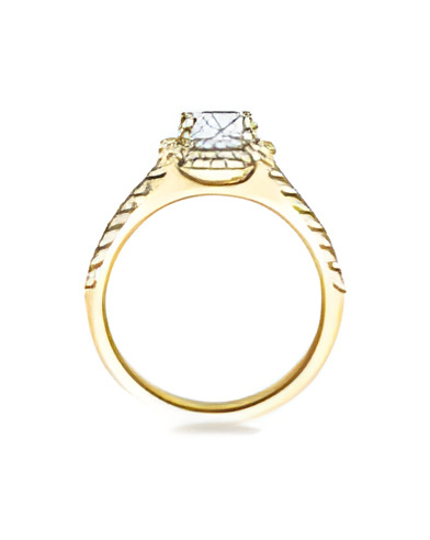 Exclusivo anillo de compromiso con diamantes de laboratorio | Staring