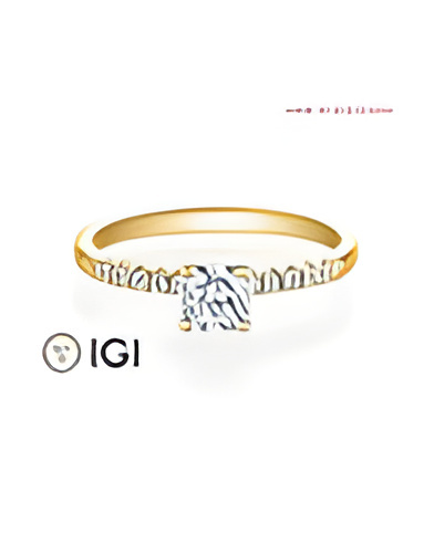 Anillos de compromiso pavé con diamantes artificiales de laboratorio