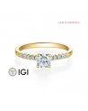 Anillo de compromiso con diamante de laboratorio en Madrid | Staring