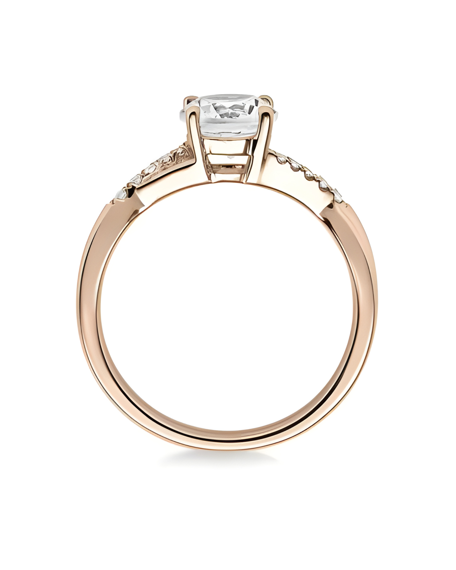 Anillo de compromiso con diamantes de laboratorio Málaga | Staring