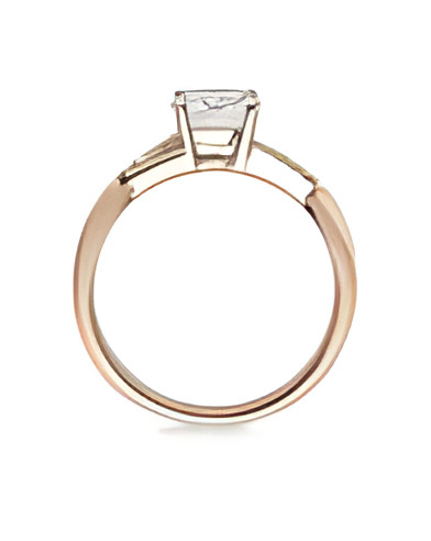 Anillo de compromiso con diamantes de laboratorio Málaga | Staring