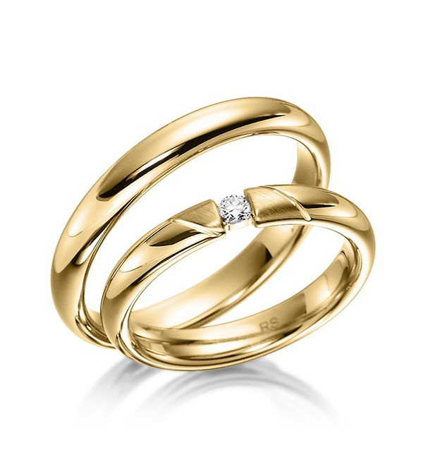 Anillo de pedida solitario 6 puntas en oro blanco. Diamante 0,100 ct. Acredo - 1 Anillo de pedida solitario 6 puntas en oro blanco. Diamante 0,100 ct. Acredo - 1