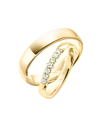 Alianzas clásicas exclusivas en Tenerife en oro amarillo de 14K y 18K I Staring